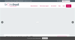 Desktop Screenshot of brainstrust.org.uk